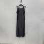 NWT Juicy Couture Womens Gray Round Neck Cold Shoulder Sleeve Maxi Dress Size XL image number 2
