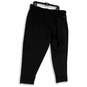 Mens Black Elastic Waist Pockets Pull-On Tapered Leg Jogger Pants Size XXL image number 2
