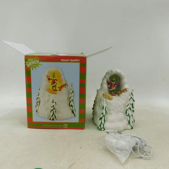 Department 56 Dr. Seuss The Grinch Mount Crumpet WORKS IOB image number 1