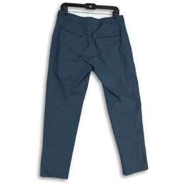 Lululemon Mens Blue Flat Front Slash Pocket Straight Leg Chino Pants Size 32 alternative image