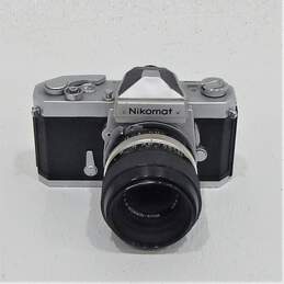 Nikon Nikkormat Nikomat FT SLR 35mm Film Camera With 55mm Lens