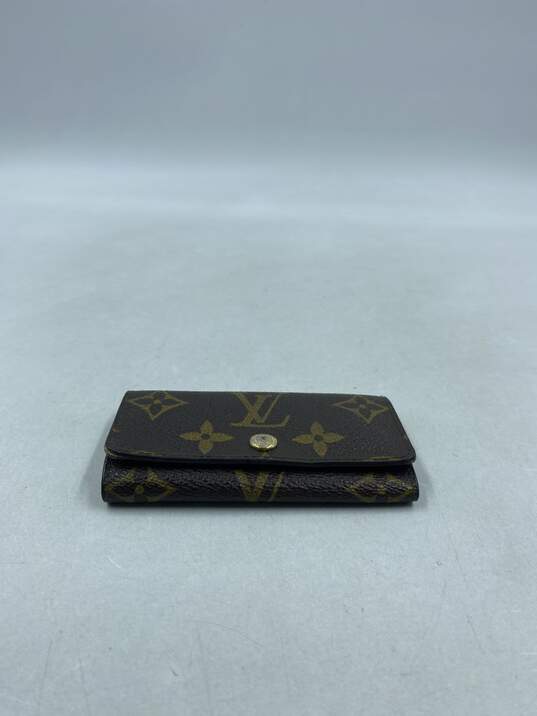 Authentic Louis Vuitton LV Brown Key Holder image number 3