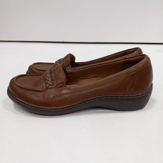 Women’s Clarks Cora Viola Leather Slip-On Loafers Sz 6M image number 3