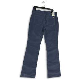 NWT Eddie Bauer Womens Blue Denim Medium Wash Curvy Straight Leg Jeans Size 12 alternative image