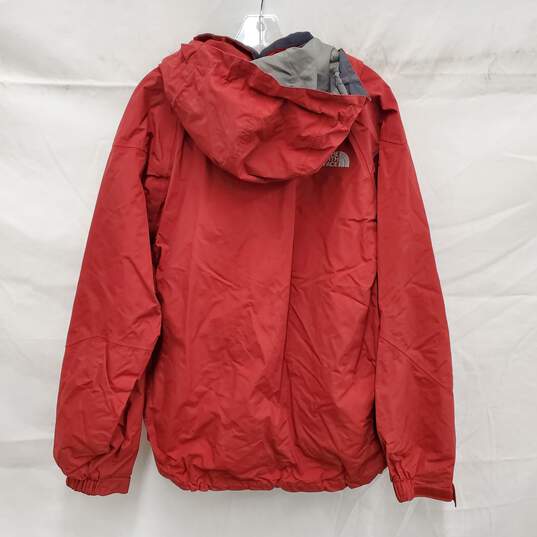 The North Face MN's Antora Hyvent Shell Red Hooded Windbreaker Size L image number 2