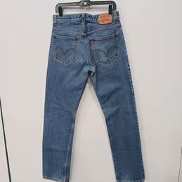 Levi's Men's 505 Blue Relaxed Fit Jeans Size W32 x L36 alternative image