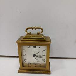 Vintage Brass Caravelle Wind-Up Clock
