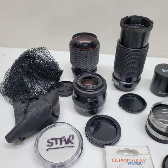 Mixed Lot of Camera Lenses , Caps , & Filters - For Parts 3.8lb Lot image number 3