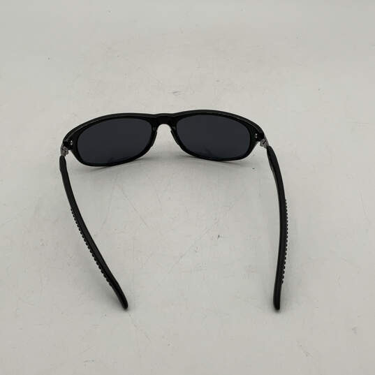 Mens HDS 335 Black Polarized Lens Full-Rim Wrap Sunglasses With Case image number 6