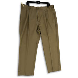 NWT Mens Beige Cool 18 Performance Classic Fit Khaki Pants Size 40x29