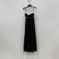 Womens Black Beaded Sleeveless Strapless Back Zip Long Maxi Dress Size 2 image number 2