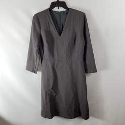 Ann Taylor Women Grey Dress Sz 4 NWT