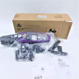 Bissell Pet Hair Eraser 2390A Lithium Ion Cordless Hand Vacuum Purple w/ Manual