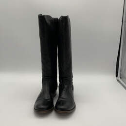 Womens Melissa Scrunch 3477103 Black Pull-On Knee High Boots Sz 5.5M w/ Box alternative image