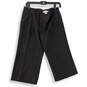 Womens Black Straight Leg Pleated Front Slacks Dress Pants Size 6 image number 1
