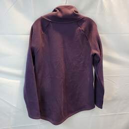 Athleta Cozy Karma Purple Asymmetrical Pullover Sweater Size S alternative image