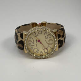 Designer Betsey Johnson Gold-Tone Dial Adjustable Strap Analog Wristwatch alternative image