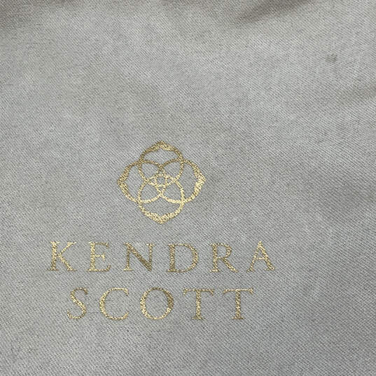 Designer Kendra Scott Gold-Tone Chain Druzy Quartz Leanor Pendant Necklace image number 3