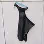 Unik Ultra Black Leather Motorcycle Chaps Size S image number 2
