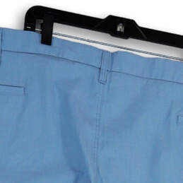 NWT Mens Blue Supreme Flex Flat Front Slash Pockets Chino Shorts Size 54 alternative image