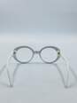 Calvin Klein White Oval Eyeglasses image number 3