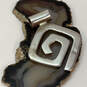 Designer Silpada 925 Sterling Silver Geometric Maze Swirl Chain Pendant image number 1