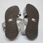 SOREL Womens Ella Sandal Gray Crisscross Ankle Strap Sandals Size 8 image number 5
