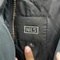 Womens Black Long Sleeve Pockets Belted Hooded Full-Zip Jacket Size 4 image number 3