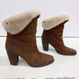 Ugg Women's Chestnut Suede Layna Ankle Boots Size 7.5