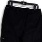 Womens Black Flat Front Cargo Pockets Stretch Cropped Pants Size 1.5 image number 4