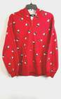 Disney Red Minnie Mouse Sweater - Size Large image number 1