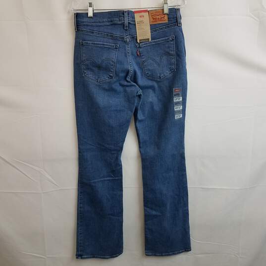 Levi's Classic Bootcut medium blue wash denim jeans women's 29 x 32 long image number 2