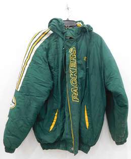 Vintage Green Bay Packers Starter Pro Line Full Zip Jacket Mens Size L Football