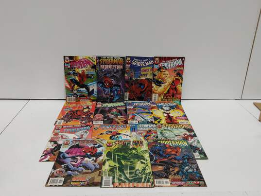 Bundle of 15 Assorted Spiderman Comics image number 1