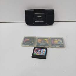 Vintage Sega Game Gear Console with Games, Battery Pack & Accessories in Bag alternative image