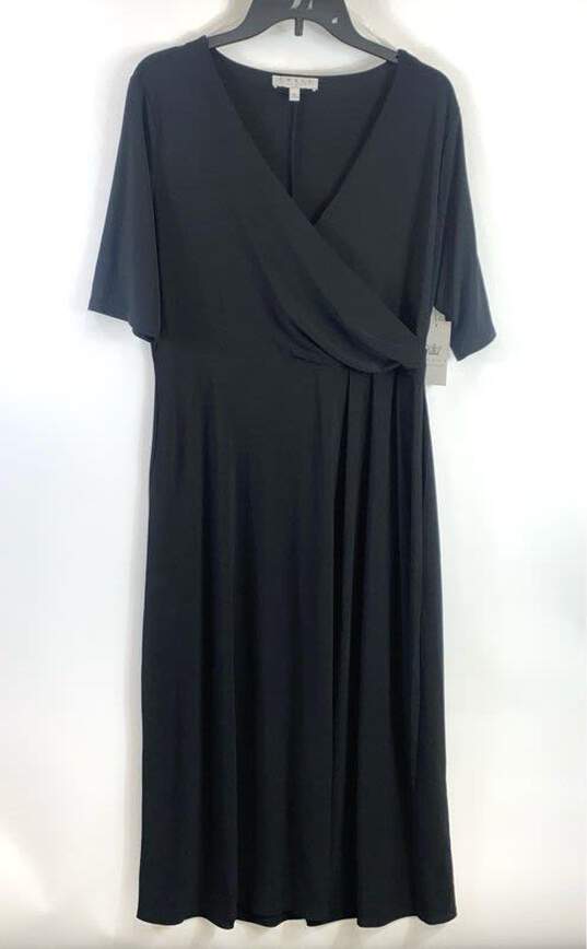 Chaus Women Black Casual Dress L image number 1