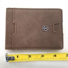 Brown Nubuck Leather Wallet alternative image