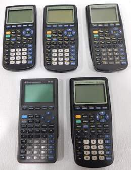 Set of Assorted Texas Instruments Brand Graphing Calculators (6) alternative image