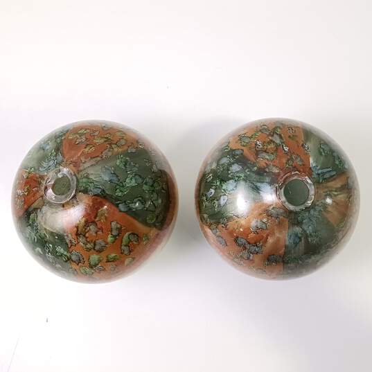 Pair of Decorative Art Glass Bulbs image number 2