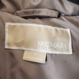 Michael Kors Women Taupe Puffer Vest Sz S alternative image