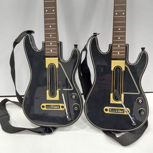 2 Activision Guitar Hero Wireless Guitar Controllers image number 3
