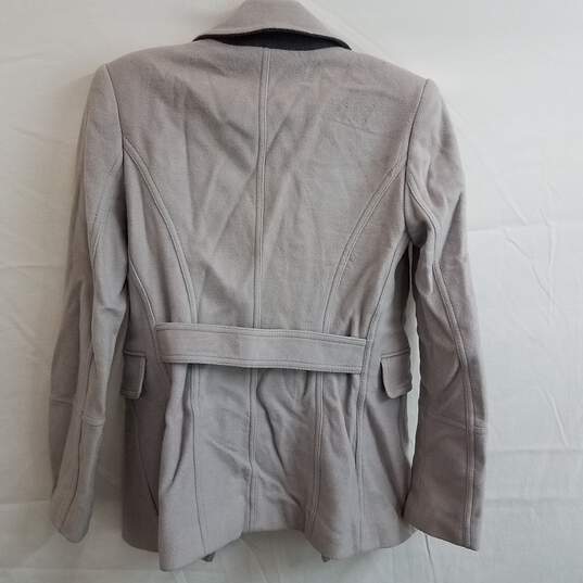 Armani Exchange Double Breasted Wool Blend Jacket Grey Size XS image number 2