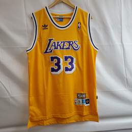 Adidas Mens Los Angeles Lakers Kareem Abdul-Jabbar 33 NBA Jersey Size L