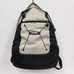 Nike Polyester Black & Gray Backpack