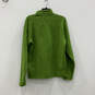 Mens Green Long Sleeve Mock Neck Pocket 1/4 Zip Fleece Jacket Size Medium image number 2