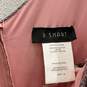 NWT B. Smart Womens Sleeveless Pink V-Neck Back Zip Fit And Flare Dress Size 7/8 image number 3
