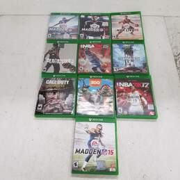 Lot of 10 Xbox One Video Games #1