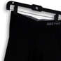 Womens Black Elastic Waist Pull-On Activewear Capri Leggings Size Small image number 3