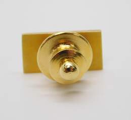10K Gold Norfolk Southern Black Enamel Rectangle Service Pin 1.7g alternative image