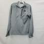 The North Face Light Fleece Half Zip Pullover Gray Zipper Pocket Size Small image number 1